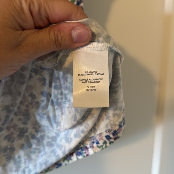 Soft floral crew neck tshirt - Picture 4 of 4